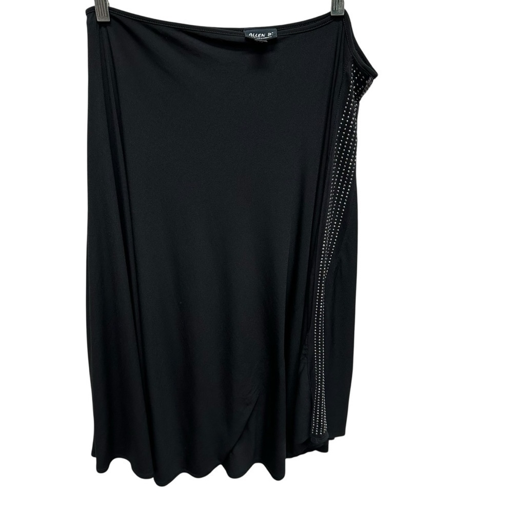 Y2K Allen B women’s skirt black whimsigoth grunge size XL jersey knit